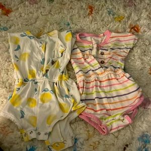 3-6 month rompers